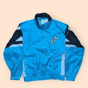 Vintage Florida Marlins 1990s Starter Jacket Zip Up Medium Vtg 90s MLB